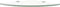 vidaXL - Hoekschap - met - chromen - dragers - transparant - 35x35 - cm - glas