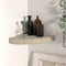 vidaXL - Hoekschap - zwevend - 25x25x3,8 - cm - MDF - eikenkleurig