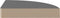 vidaXL - Hoekschap - zwevend - 25x25x3,8 - cm - MDF - hoogglans - grijs