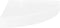 vidaXL - Hoekschap - zwevend - 25x25x3,8 - cm - MDF - hoogglans - wit