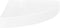 vidaXL - Hoekschap - zwevend - 25x25x3,8 - cm - MDF - hoogglans - wit