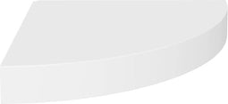 vidaXL - Hoekschap - zwevend - 25x25x3,8 - cm - MDF - wit