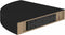 vidaXL - Hoekschap - zwevend - 25x25x3,8 - cm - MDF - zwart