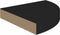 vidaXL - Hoekschap - zwevend - 25x25x3,8 - cm - MDF - zwart