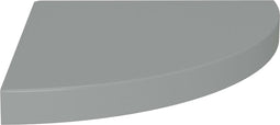 vidaXL - Hoekschap - zwevend - 35x35x3,8 - cm - MDF - grijs