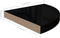 vidaXL - Hoekschap - zwevend - 35x35x3,8 - cm - MDF - hoogglans - zwart
