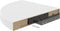 vidaXL - Hoekschap - zwevend - 35x35x3,8 - cm - MDF - wit