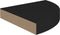 vidaXL - Hoekschappen - zwevend - 2 - st - 25x25x3,8 - cm - MDF - zwart