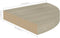 vidaXL - Hoekschappen - zwevend - 2 - st - 25x25x3,8 - cm - MDF - eikenkleurig