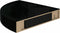vidaXL - Hoekschappen - zwevend - 2 - st - 25x25x3,8 - cm - MDF - hoogglans - zwart