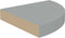 vidaXL - Hoekschappen - zwevend - 2 - st - 25x25x3,8 - cm - MDF - grijs