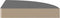 vidaXL - Hoekschappen - zwevend - 2 - st - 25x25x3,8 - cm - MDF - hoogglans - grijs