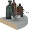 vidaXL - Hoekschappen - zwevend - 2 - st - 25x25x3,8 - cm - MDF - grijs