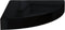 vidaXL - Hoekschappen - zwevend - 2 - st - 25x25x3,8 - cm - MDF - hoogglans - zwart