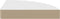 vidaXL - Hoekschappen - zwevend - 2 - st - 25x25x3,8 - cm - MDF - wit