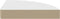 vidaXL - Hoekschappen - zwevend - 2 - st - 25x25x3,8 - cm - MDF - wit