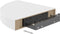 vidaXL - Hoekschappen - zwevend - 2 - st - 25x25x3,8 - cm - MDF - wit