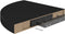 vidaXL - Hoekschappen - zwevend - 2 - st - 35x35x3,8 - cm - MDF - zwart