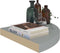 vidaXL - Hoekschappen - zwevend - 2 - st - 35x35x3,8 - cm - MDF - grijs