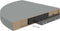 vidaXL - Hoekschappen - zwevend - 2 - st - 35x35x3,8 - cm - MDF - grijs