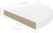 vidaXL - Hoekschappen - zwevend - 2 - st - 35x35x3,8 - cm - MDF - hoogglans - wit