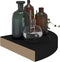 vidaXL - Hoekschappen - zwevend - 4 - st - 25x25x3,8 - cm - MDF - zwart