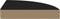 vidaXL - Hoekschappen - zwevend - 4 - st - 25x25x3,8 - cm - MDF - zwart