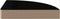 vidaXL - Hoekschappen - zwevend - 4 - st - 25x25x3,8 - cm - MDF - hoogglans - zwart