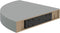 vidaXL - Hoekschappen - zwevend - 4 - st - 25x25x3,8 - cm - MDF - grijs