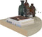 vidaXL - Hoekschappen - zwevend - 4 - st - 35x35x3,8 - cm - MDF - eikenkleurig
