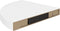 vidaXL - Hoekschappen - zwevend - 4 - st - 35x35x3,8 - cm - MDF - hoogglans - wit