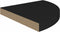 vidaXL - Hoekschappen - zwevend - 4 - st - 35x35x3,8 - cm - MDF - zwart
