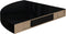 vidaXL - Hoekschappen - zwevend - 4 - st - 35x35x3,8 - cm - MDF - hoogglans - zwart