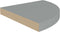 vidaXL - Hoekschappen - zwevend - 4 - st - 35x35x3,8 - cm - MDF - grijs