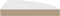 vidaXL - Hoekschappen - zwevend - 4 - st - 35x35x3,8 - cm - MDF - wit