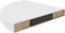 vidaXL - Hoekschappen - zwevend - 4 - st - 35x35x3,8 - cm - MDF - wit