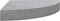 vidaXL - Hoekwandschap - 25x25x3,8 - cm - MDF - betongrijs