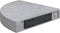 vidaXL - Hoekwandschap - 25x25x3,8 - cm - MDF - betongrijs