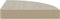vidaXL - Hoekwandschap - 35x35x3,8 - cm - MDF - eikenkleurig - en - wit