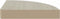 vidaXL - Hoekwandschap - 35x35x3,8 - cm - MDF - eikenkleurig - en - wit