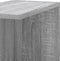 vidaXL - Hoekwandschap - 36,5x36,5x140 - cm - bewerkt - hout - grijs - sonoma - eiken