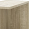 vidaXL - Hoekwandschap - 36,5x36,5x140 - cm - bewerkt - hout - sonoma - eikenkleurig
