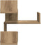 vidaXL - Hoekwandschap - 40x40x49,5 - cm - bewerkt - hout - artisanaal - eiken