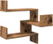 vidaXL - Hoekwandschap - 40x40x49,5 - cm - bewerkt - hout - out - houtkleurig
