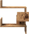 vidaXL - Hoekwandschap - 40x40x49,5 - cm - bewerkt - hout - out - houtkleurig