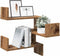vidaXL - Hoekwandschap - 40x40x49,5 - cm - bewerkt - hout - out - houtkleurig