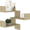 vidaXL - Hoekwandschap - 40x40x50 - cm - spaanplaat - sonoma - eikenkleurig