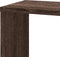 vidaXL - Hoekwandschap - 45x45x147 - cm - bewerkt - hout - bruin - eikenkleurig
