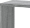 vidaXL - Hoekwandschap - 45x45x147 - cm - bewerkt - hout - grijs - sonoma - eikenkleur