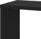 vidaXL - Hoekwandschap - 45x45x147 - cm - bewerkt - hout - zwart